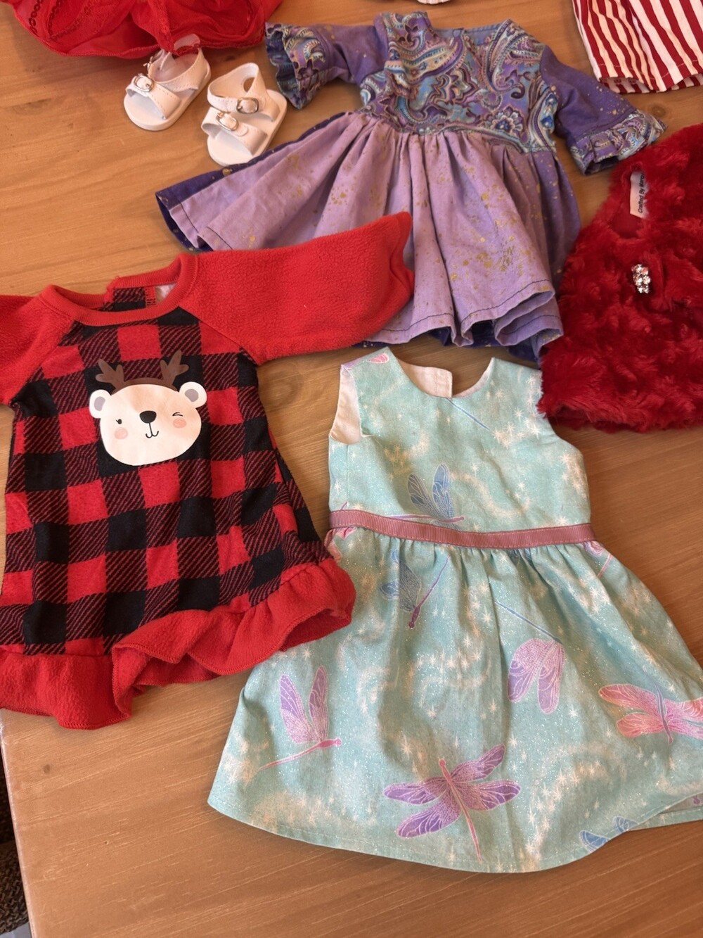 18" Doll Mixed Lot American Girl Doll Like Doll Clothes And Shoes - Picture 12 of 12